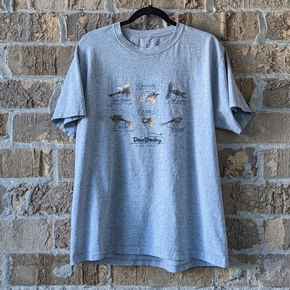 Dan Bailey Fly Shop Fishing Tackle Lures Short Sleeve T-Shirt Medium Unisex - Picture 4 of 4